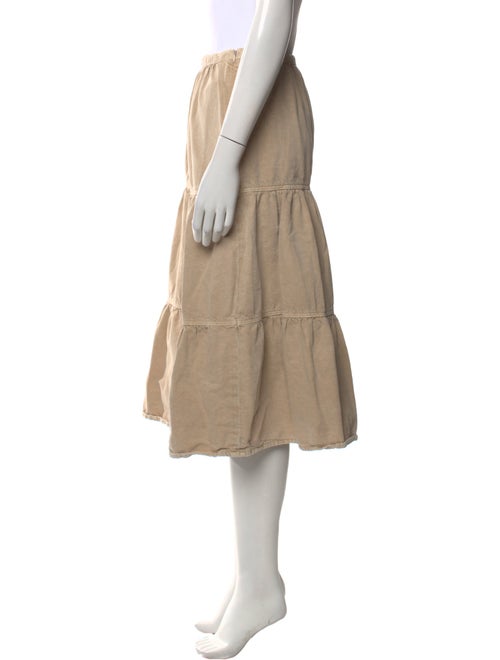 BA&SH Ruffle Embellishment Knee-Length Skirt