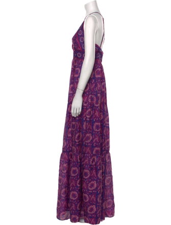 BA&SH Silk Long Dress