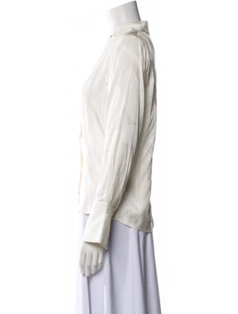 BA&SH Mock Neck Long Sleeve Blouse