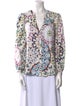BA&SH Printed V-Neck Blouse