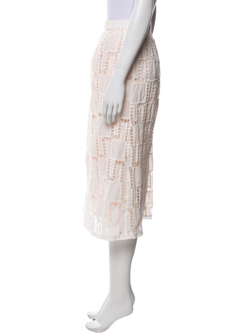 BA&SH Lace Pattern Midi Length Skirt