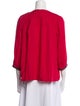 BA&SH V-Neck Three-Quarter Sleeve Blouse
