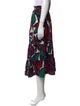 BA&SH Printed Midi Length Skirt