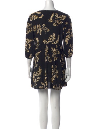 BA&SH Floral Print Mini Dress