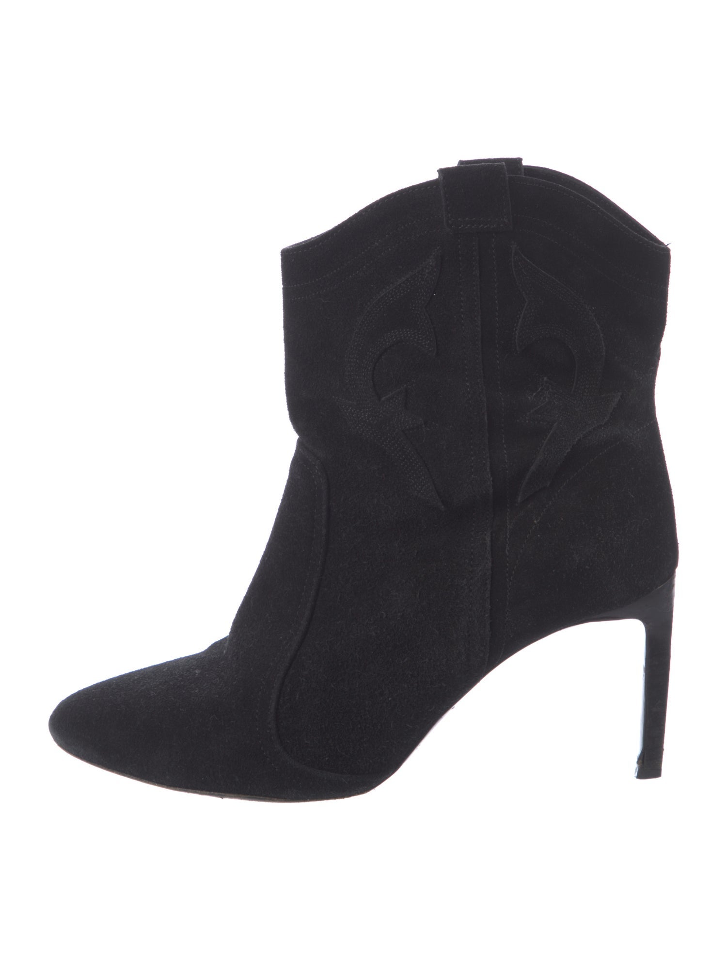 BA&SH Suede Western Boots