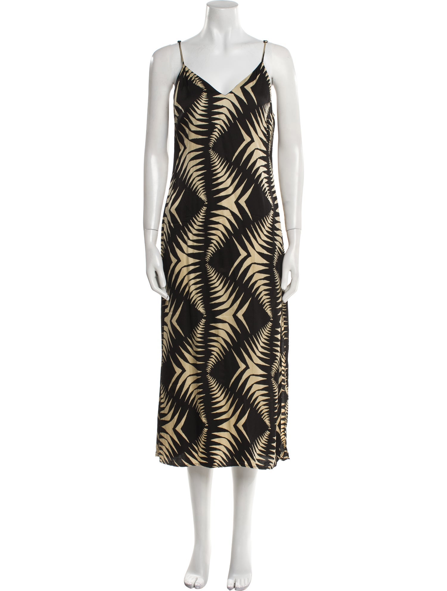 BA&SH Printed Long Dress