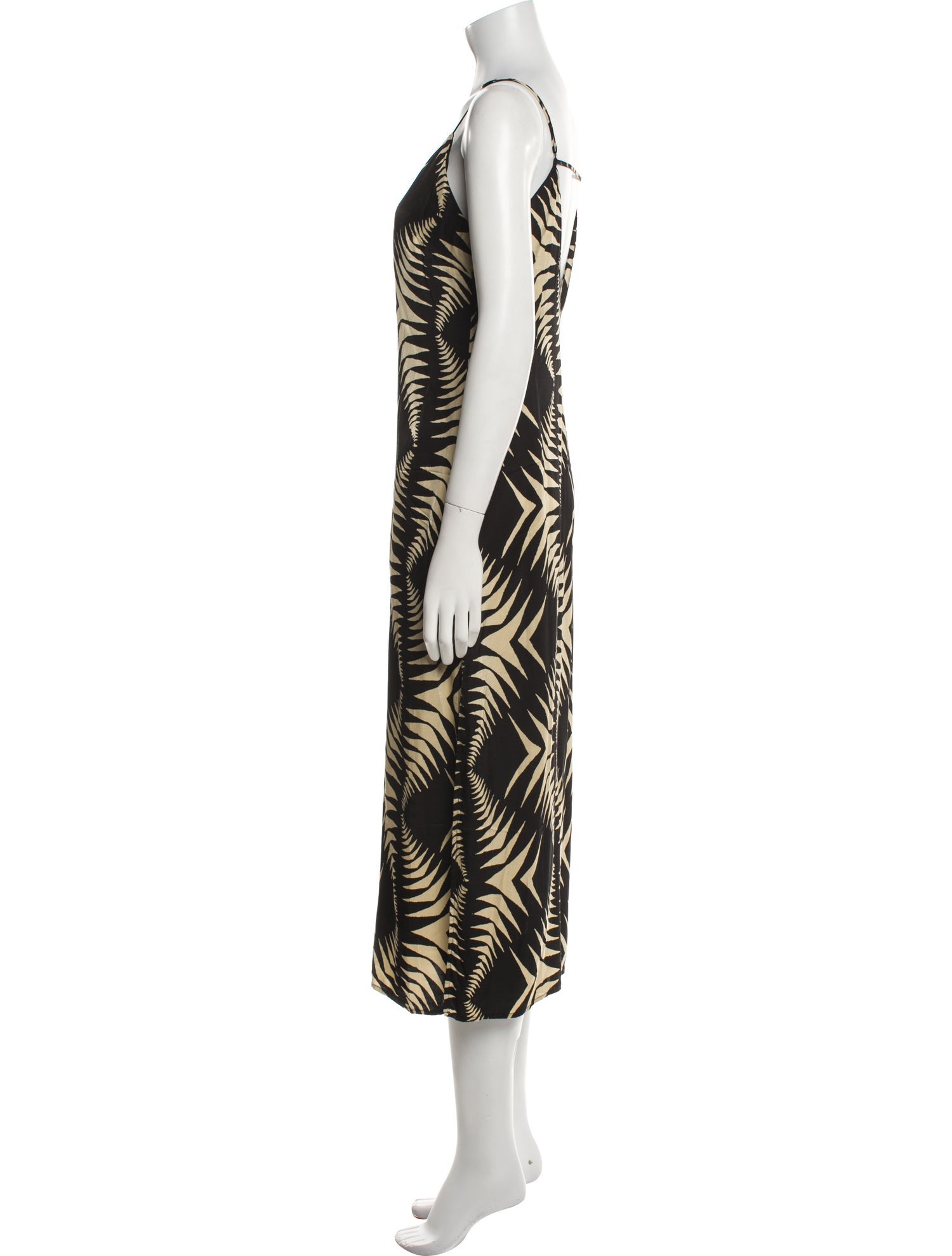 BA&SH Printed Long Dress