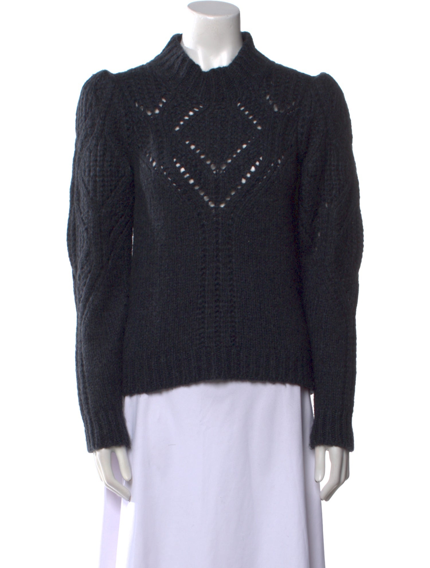 BA&SH Wool Mock Neck Sweater