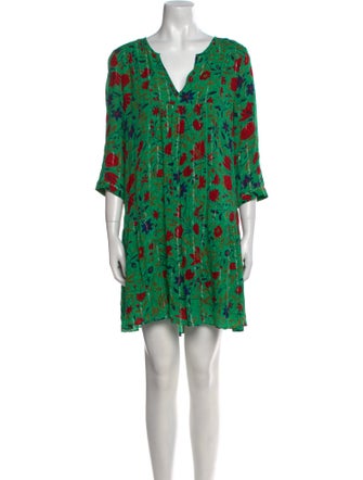 BA&SH Printed Mini Dress