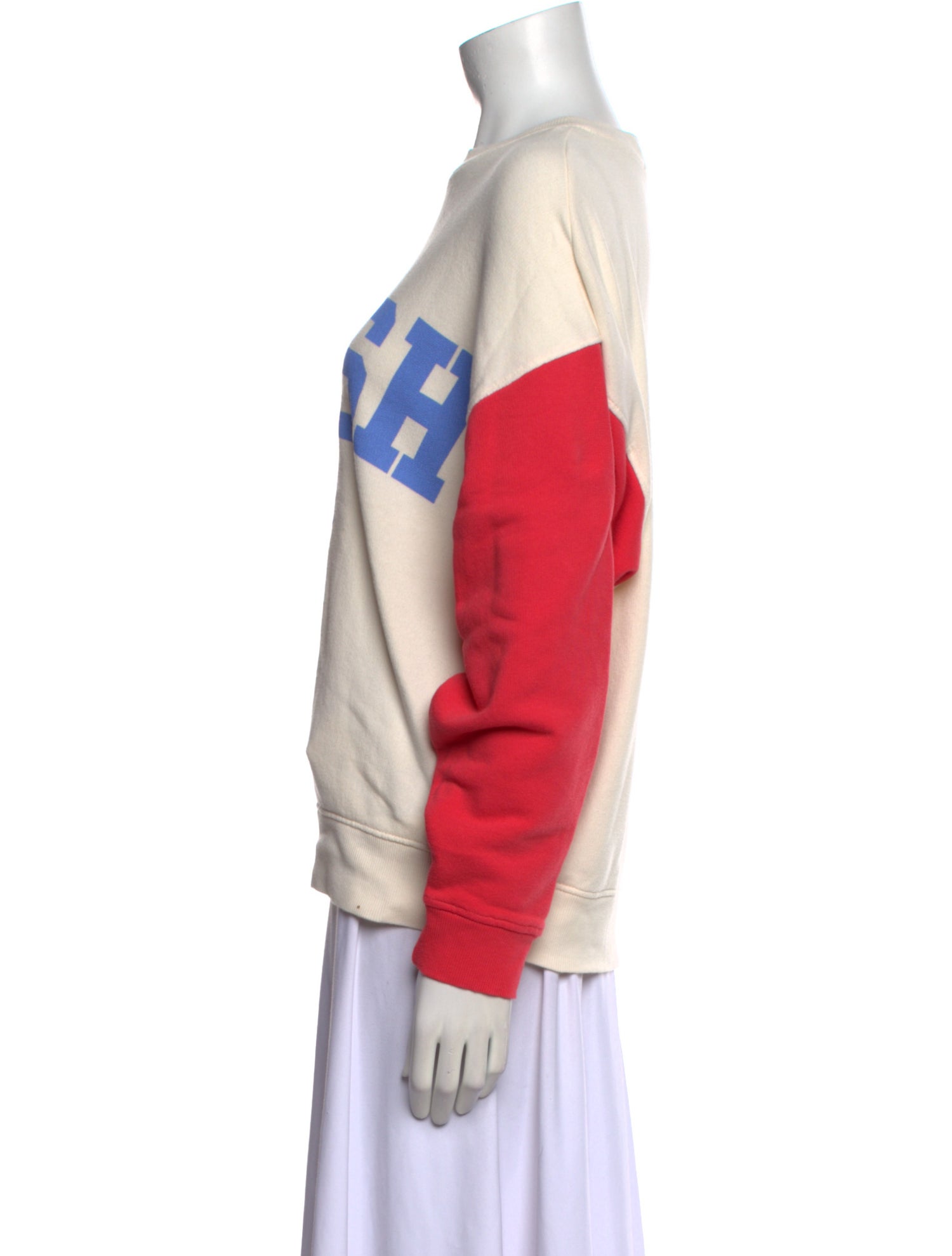 BA&SH Graphic Print Crew Neck Sweatshirt