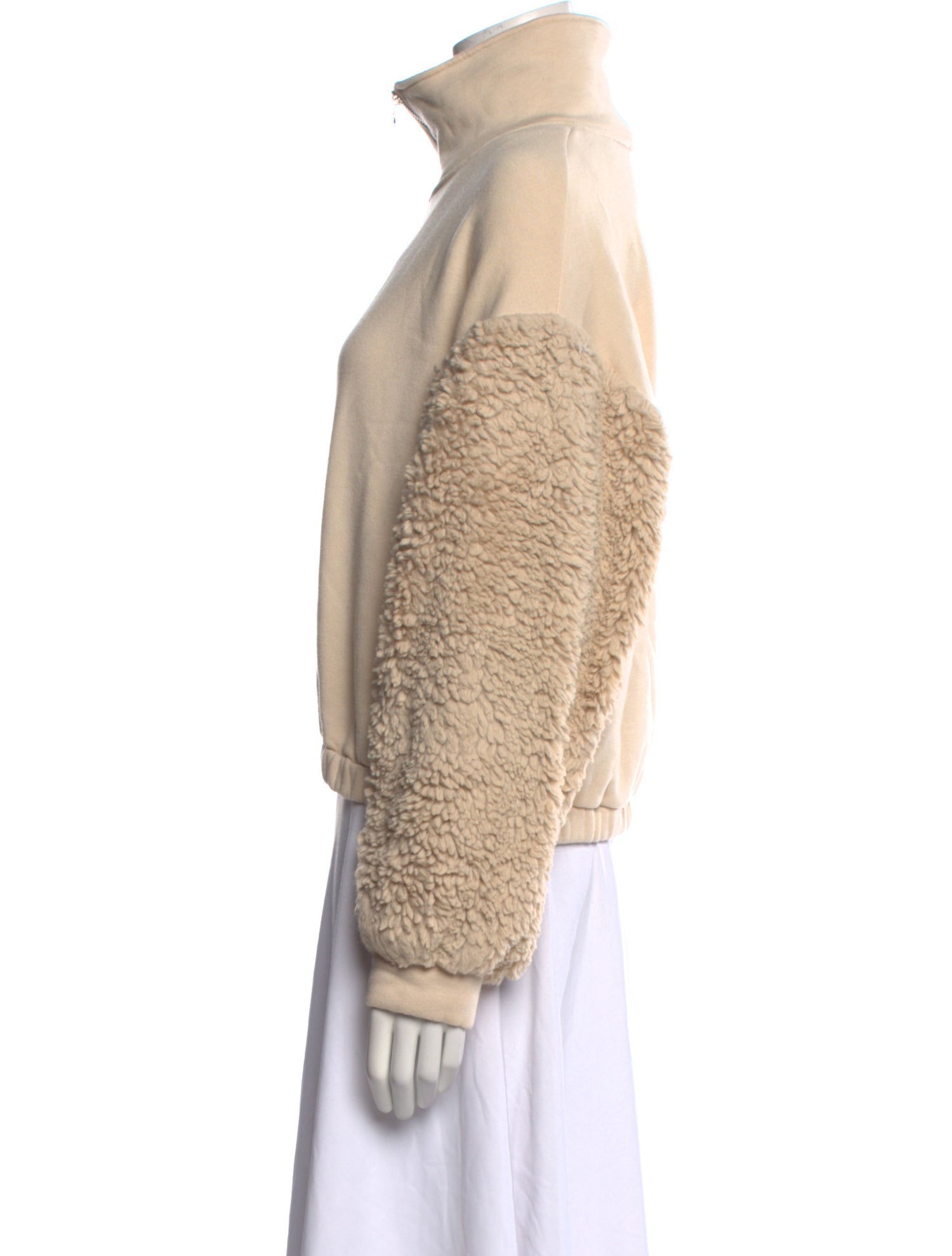 BA&SH Mock Neck Long Sleeve Sweatshirt