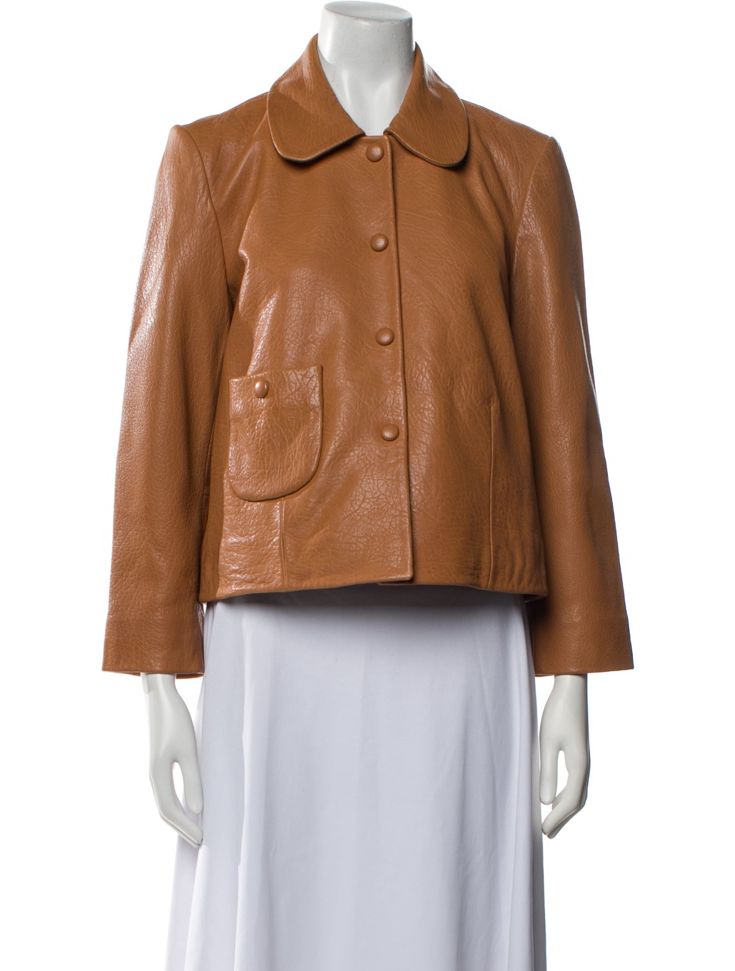 BA&SH Lamb Leather Evening Jacket w/ Tags