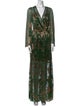 BA&SH Printed Long Dress