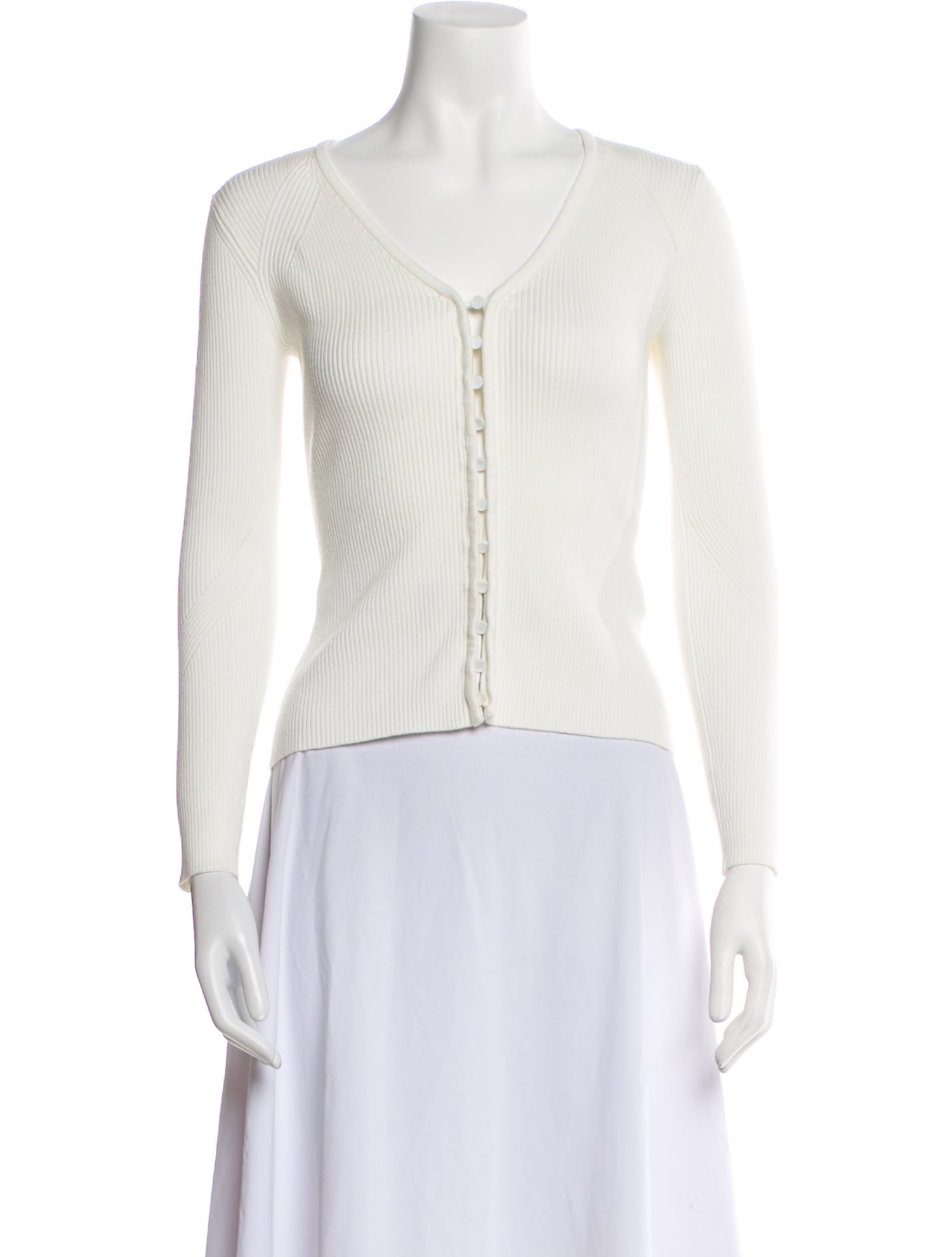 BA&SH V-Neck Long Sleeve Top