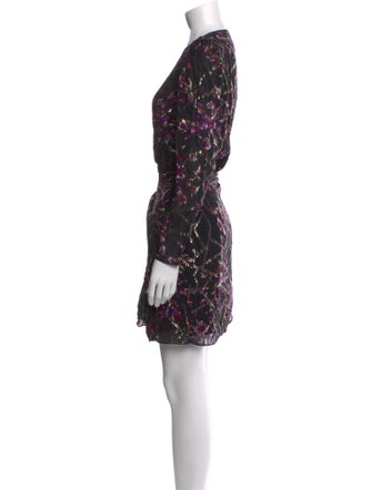 BA&SH Floral Print Knee-Length Dress