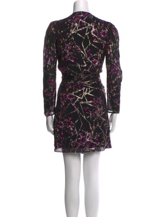 BA&SH Floral Print Knee-Length Dress