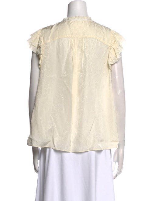 BA&SH Crew Neck Short Sleeve Blouse