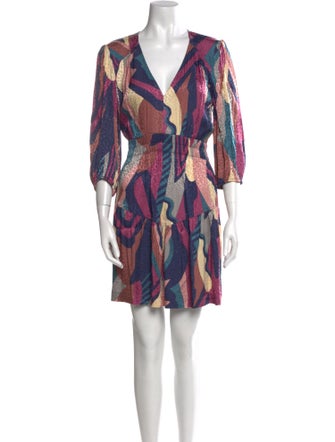 BA&SH Printed Mini Dress