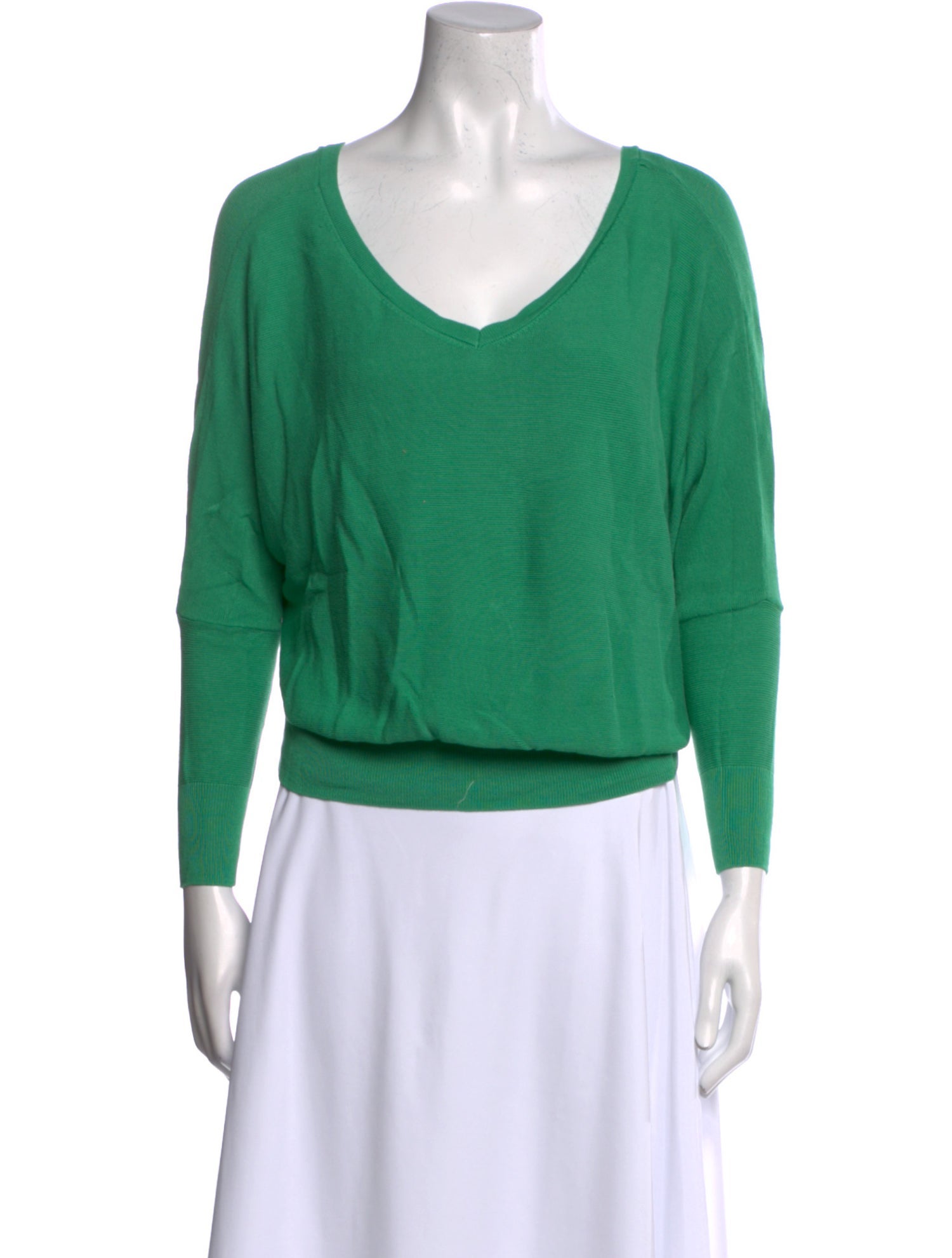 BA&SH V-Neck Three-Quarter Sleeve Top