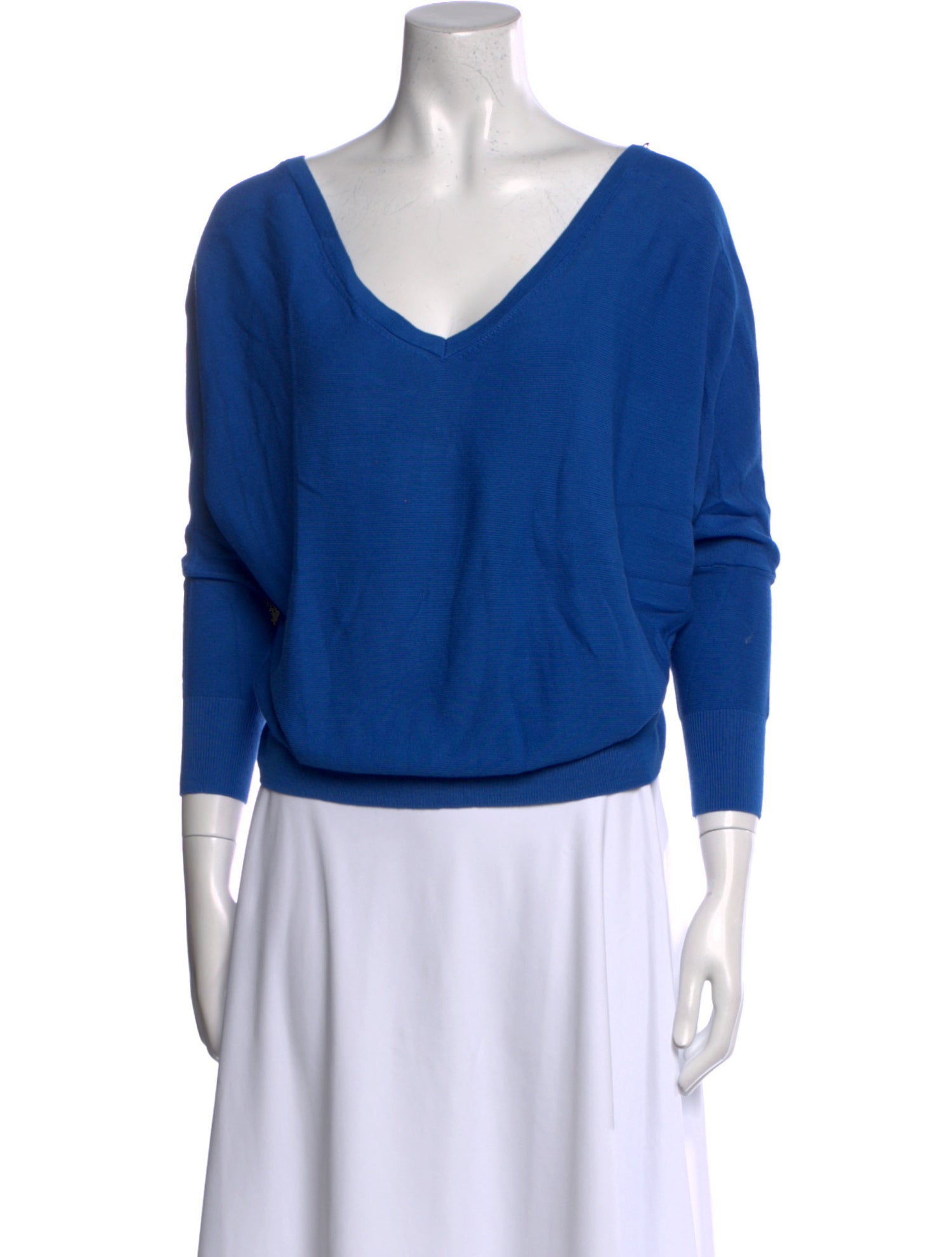 BA&SH V-Neck Three-Quarter Sleeve Top