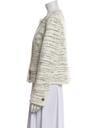 BA&SH Tweed Pattern Evening Jacket