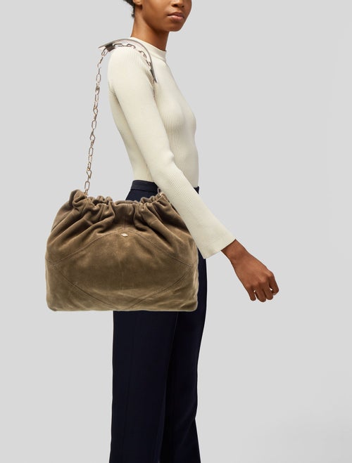 BA&SH Suede Shoulder Bag