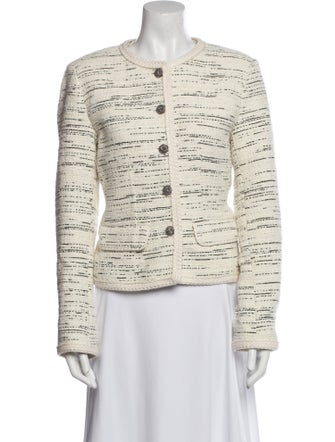 BA&SH Tweed Pattern Evening Jacket