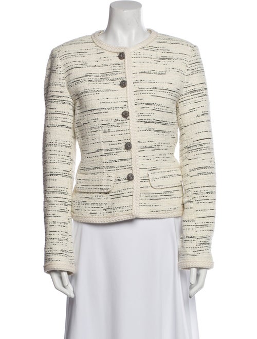 BA&SH Tweed Pattern Evening Jacket