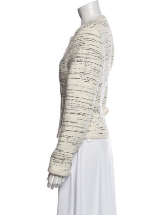 BA&SH Tweed Pattern Evening Jacket