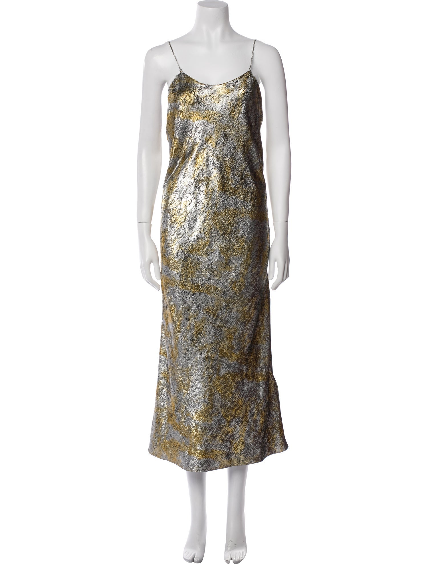 BA&SH Printed Long Dress w/ Tags