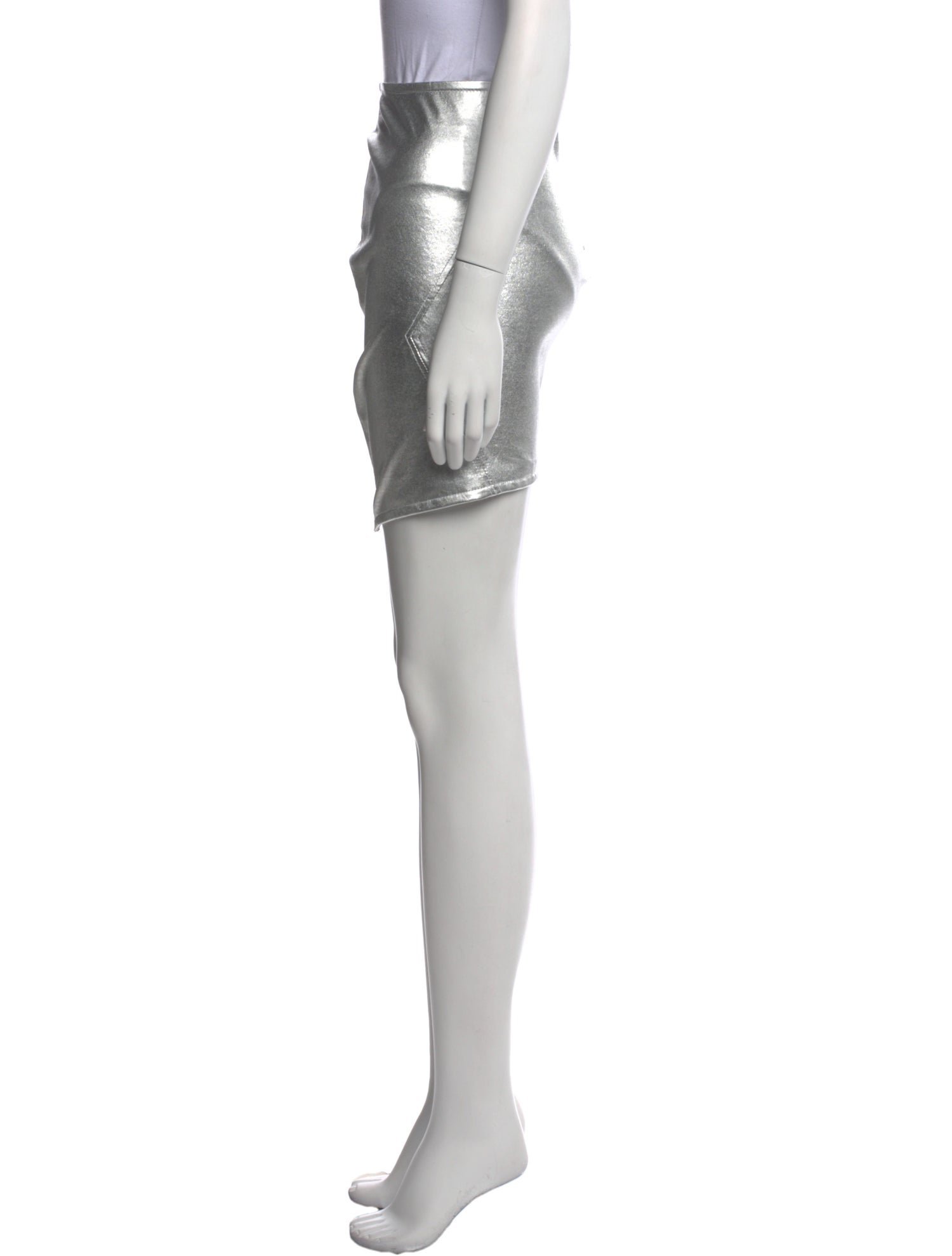 BA&SH Leather Mini Skirt