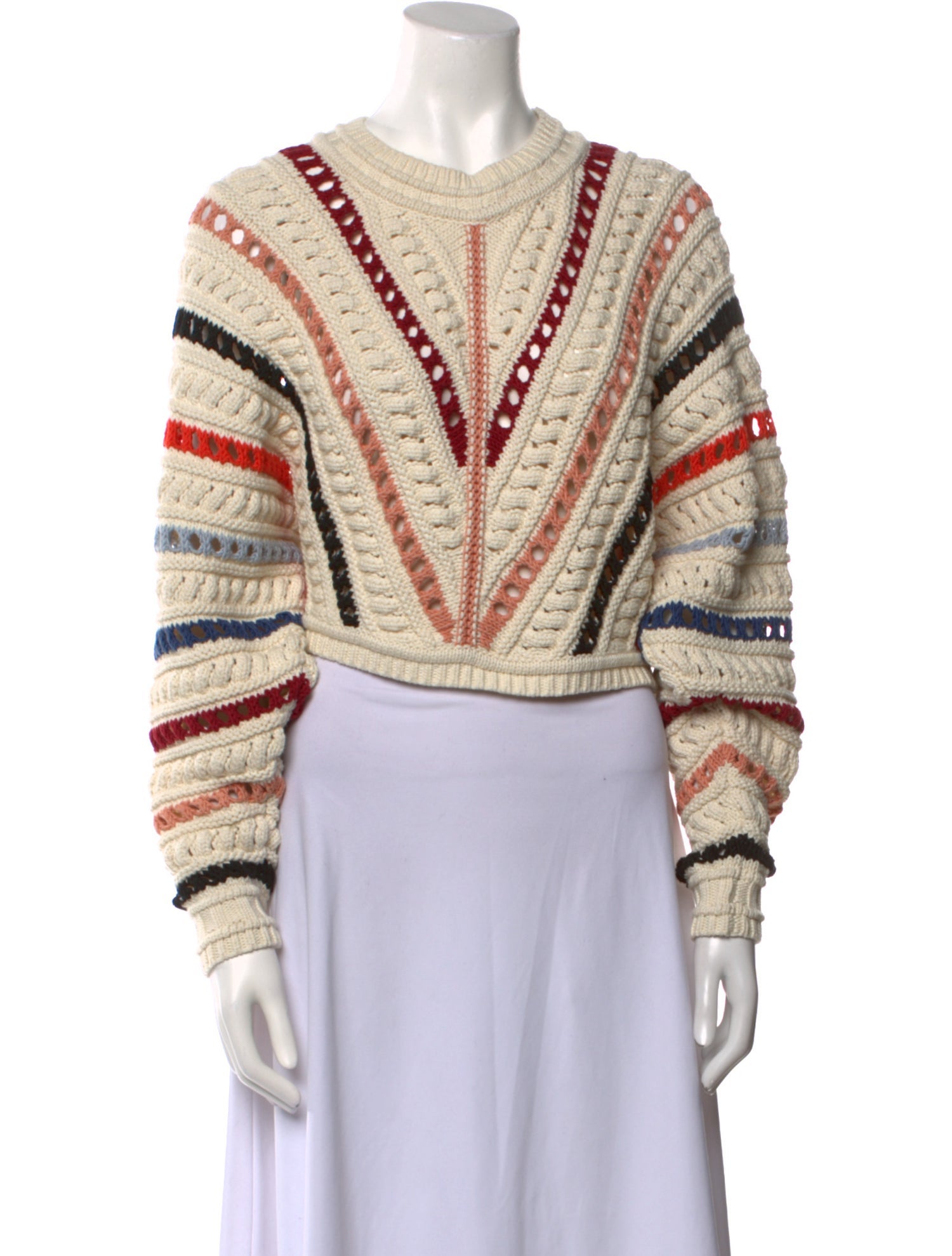 BA&SH Striped Crew Neck Sweater