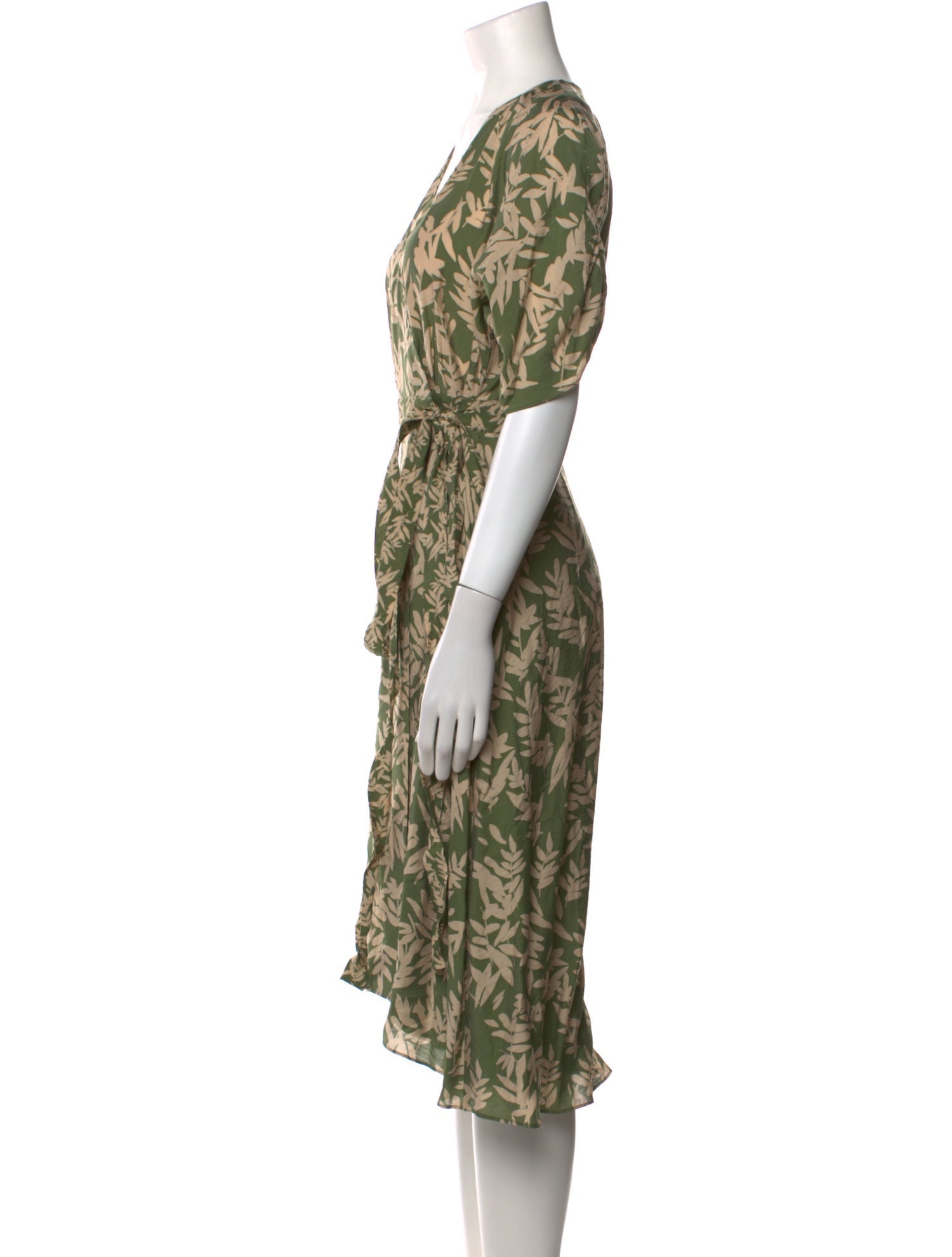 BA&SH Printed Midi Length Dress w/ Tags