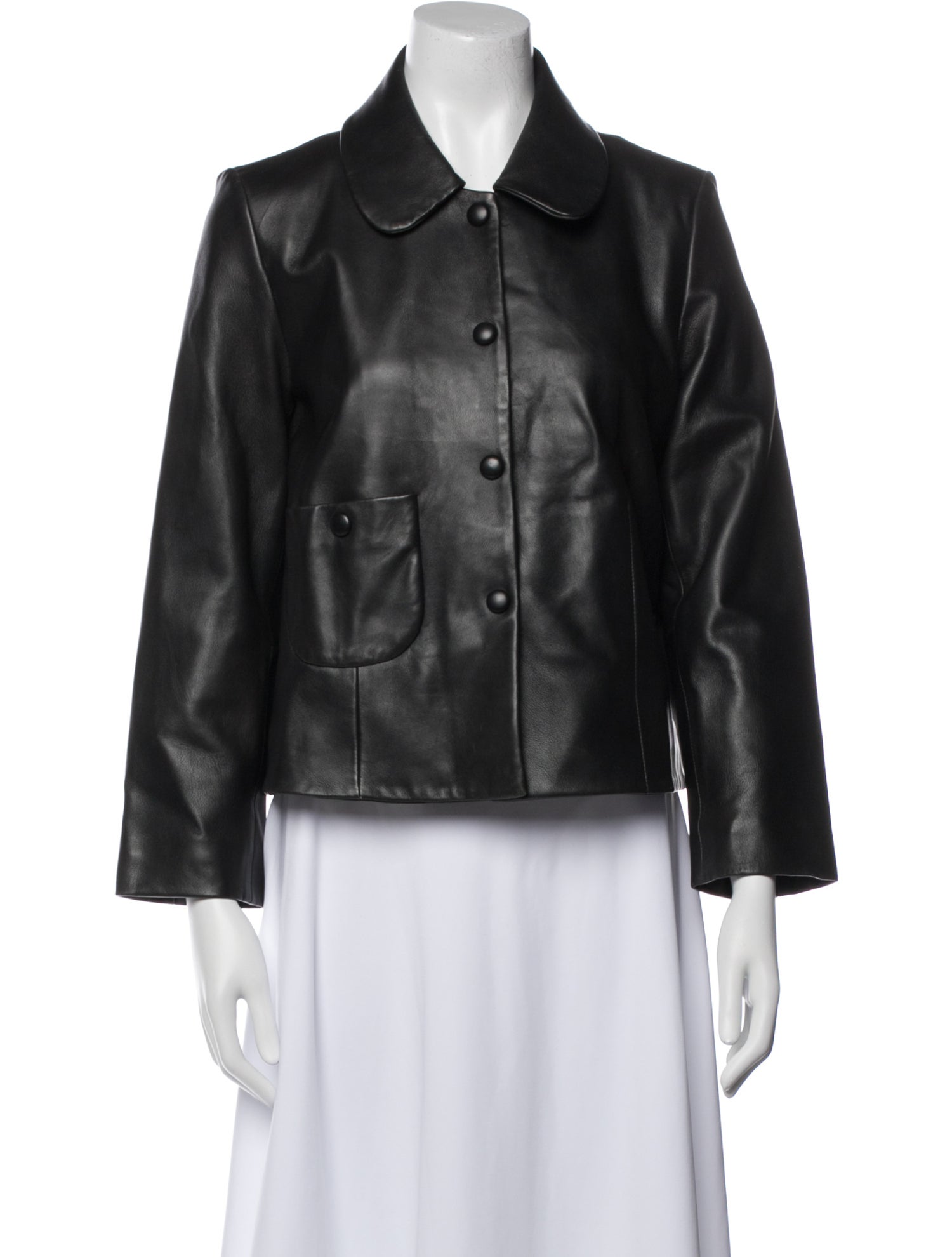 BA&SH Leather Evening Jacket w/ Tags