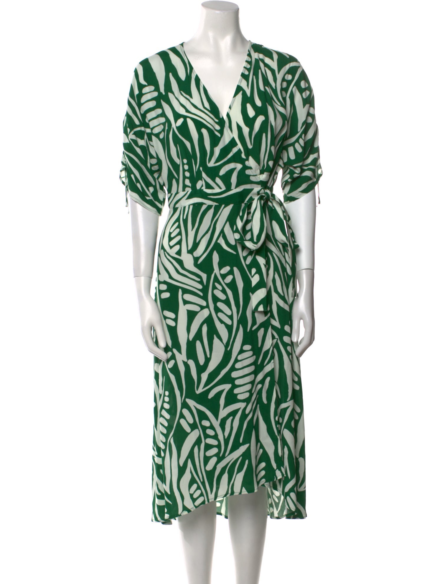 BA&SH Printed Midi Length Dress