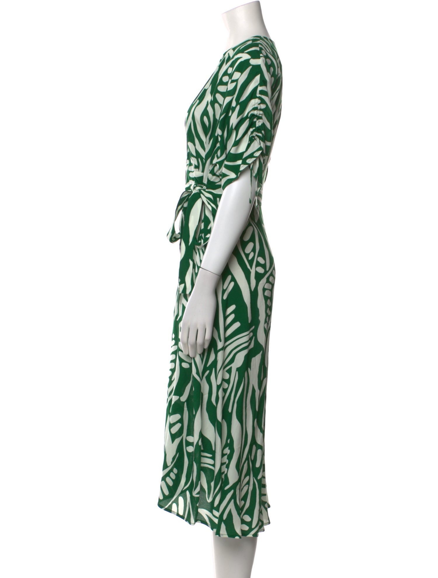BA&SH Printed Midi Length Dress