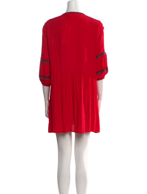 BA&SH V-Neck Mini Dress