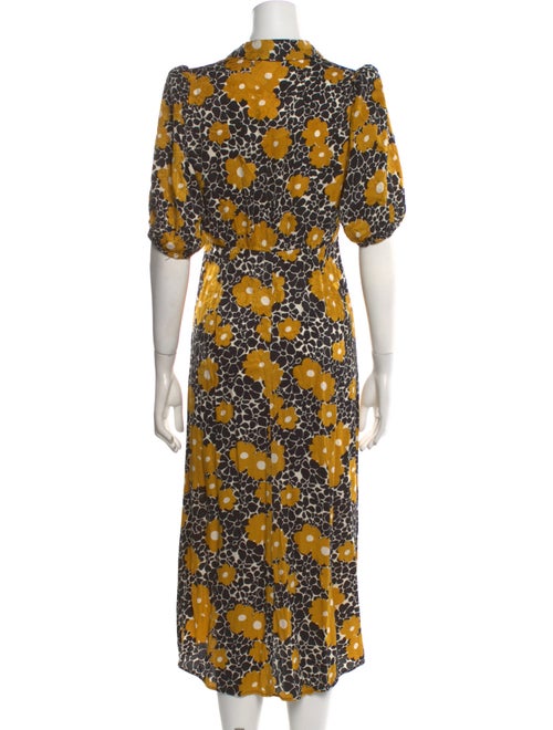 BA&SH Printed Midi Length Dress