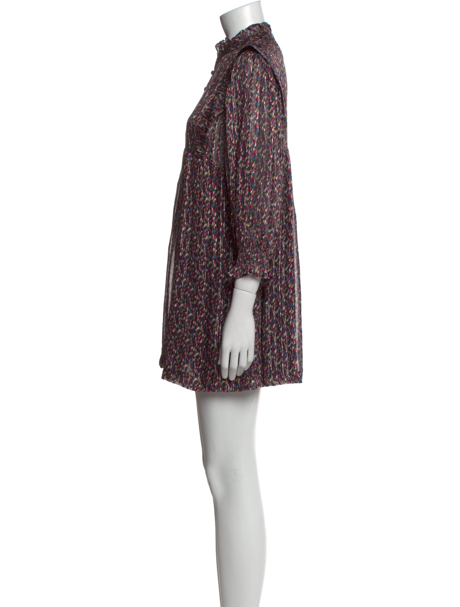 BA&SH Printed Mini Dress