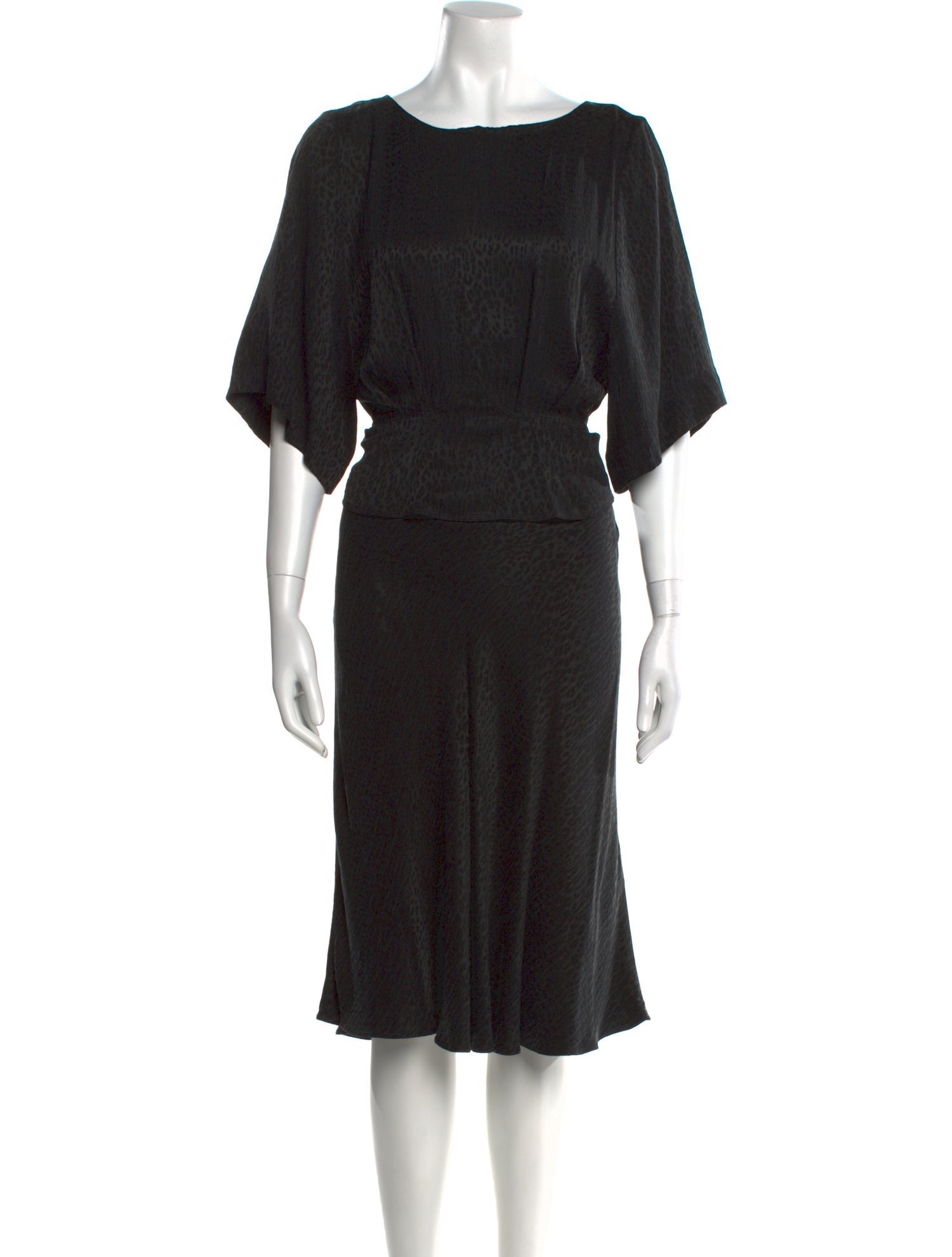 BA&SH Bateau Neckline Midi Length Dress w/ Tags
