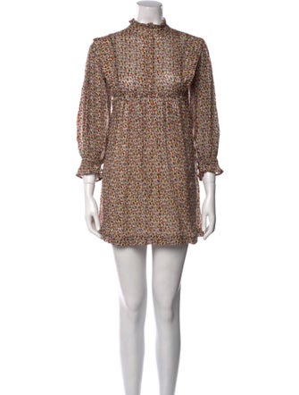 BA&SH Floral Print Mini Dress