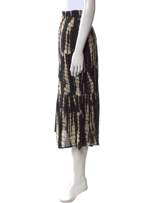 BA&SH Printed Midi Length Skirt