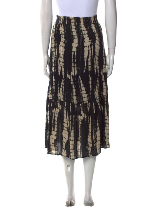 BA&SH Printed Midi Length Skirt