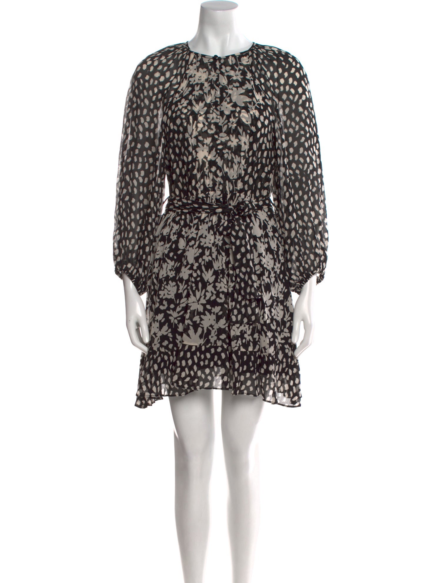 BA&SH Printed Mini Dress