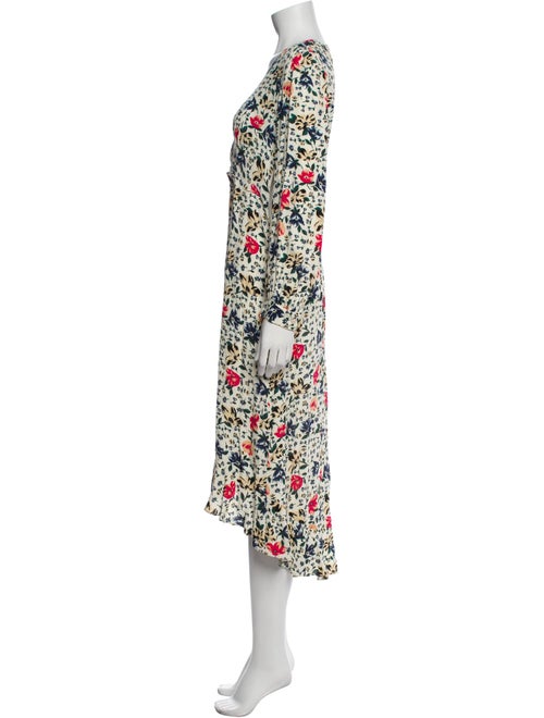 BA&SH Floral Print Long Dress