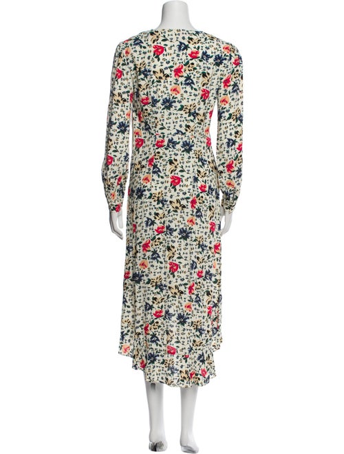 BA&SH Floral Print Long Dress