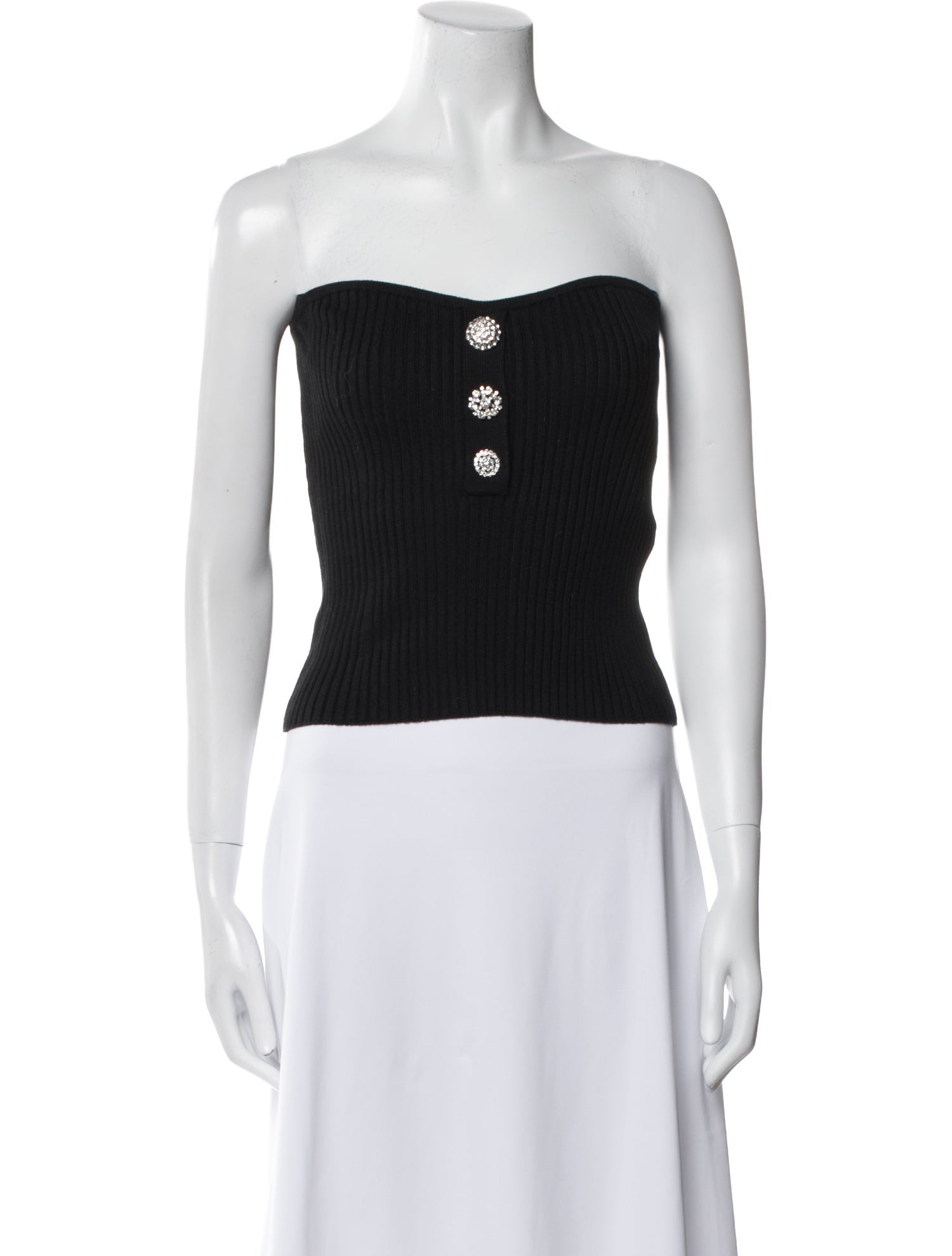 BA&SH Strapless Crop Top