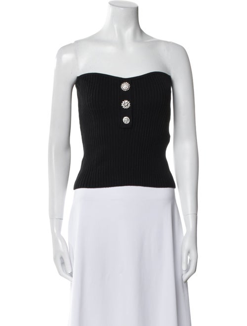 BA&SH Strapless Crop Top