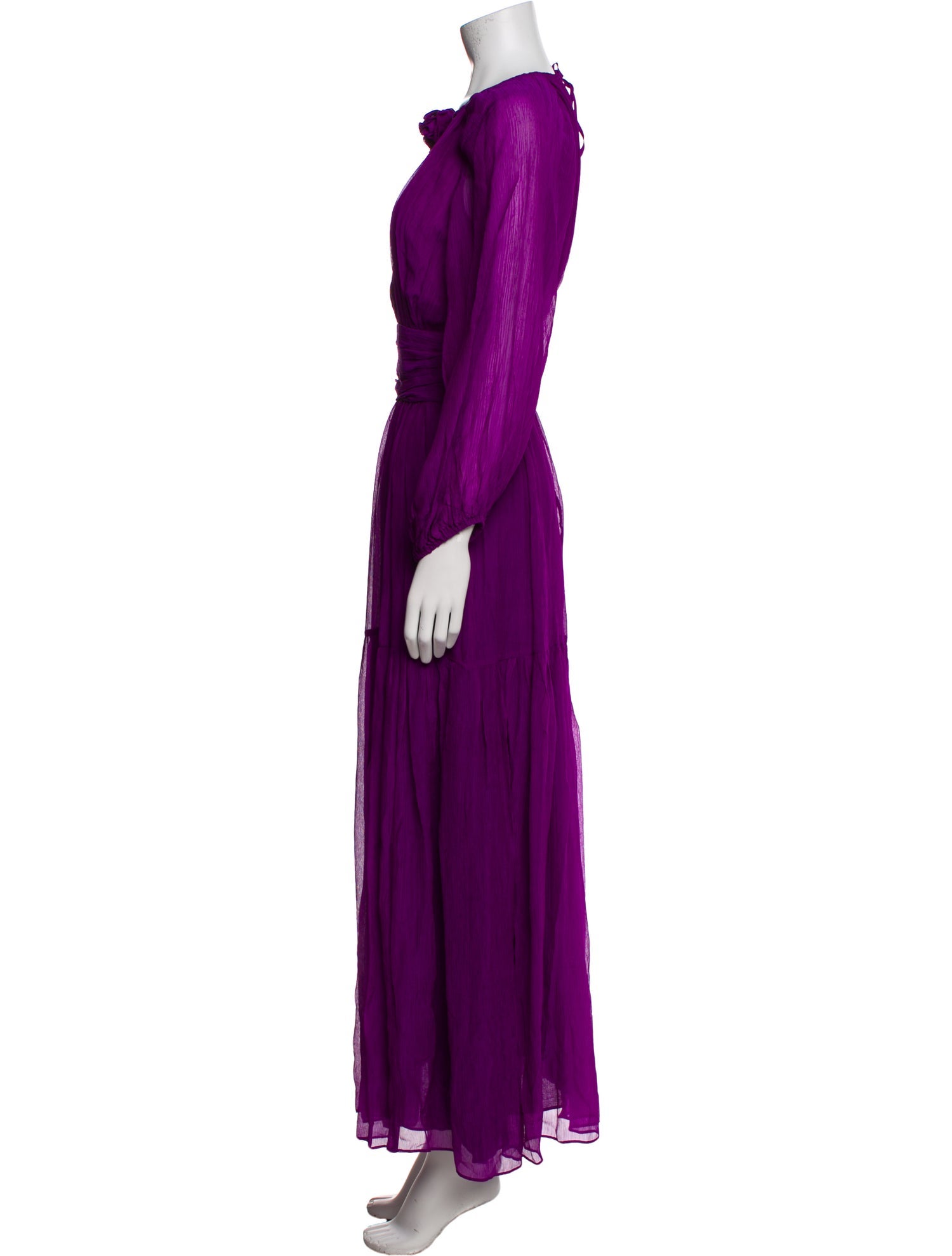 BA&SH V-Neck Long Dress