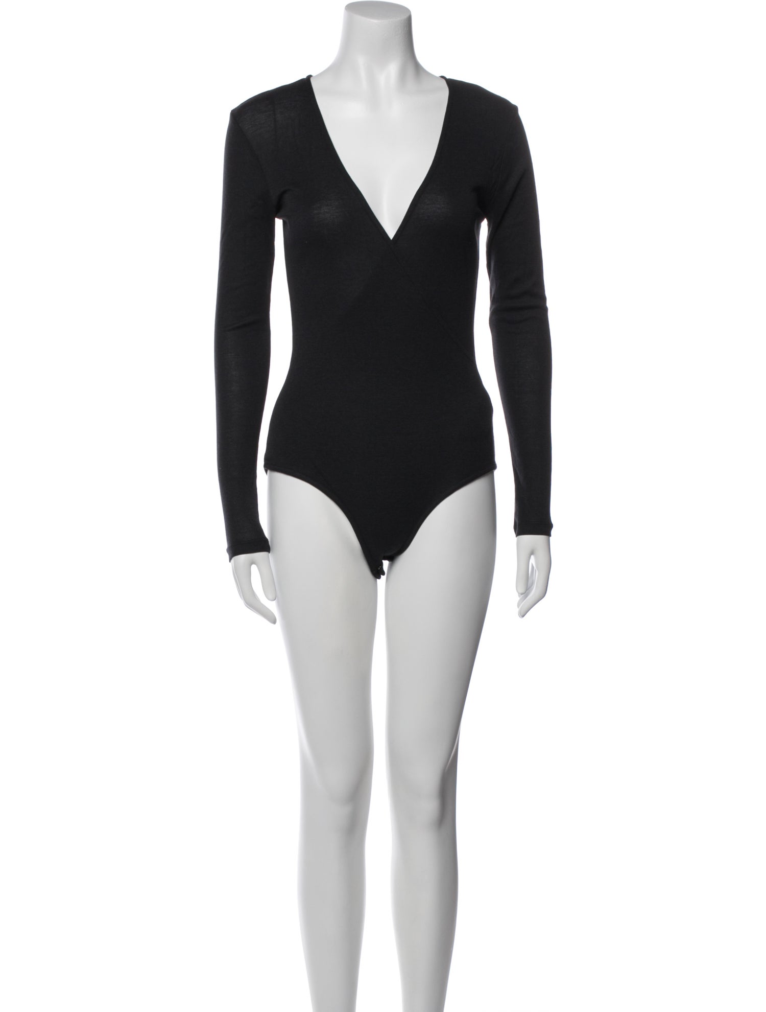 BA&SH V-Neck Long Sleeve Bodysuit